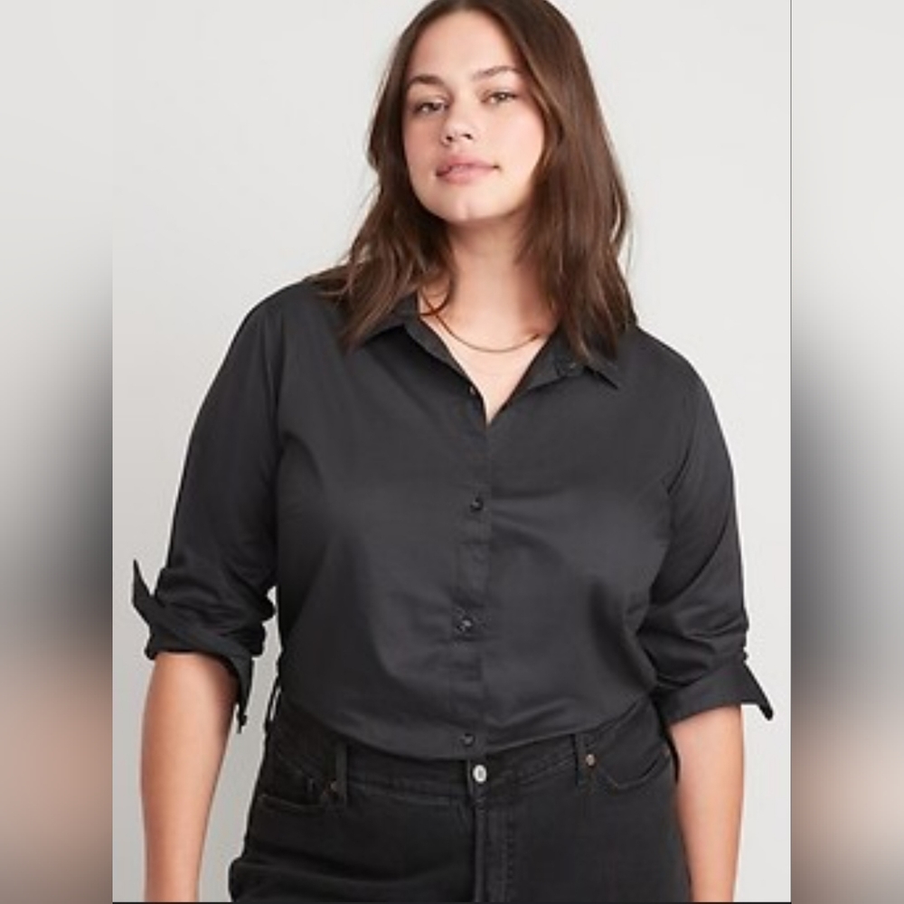 Graphite cotton shirt, size XL